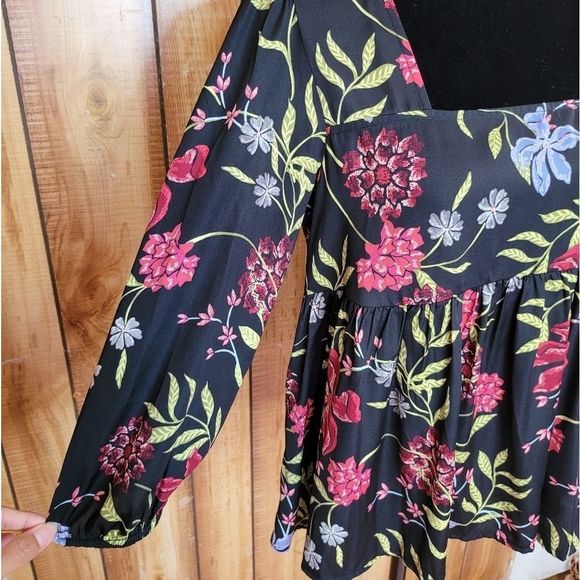 Dolan Left Coast Cherie Babydoll Top - Picture 4 of 9